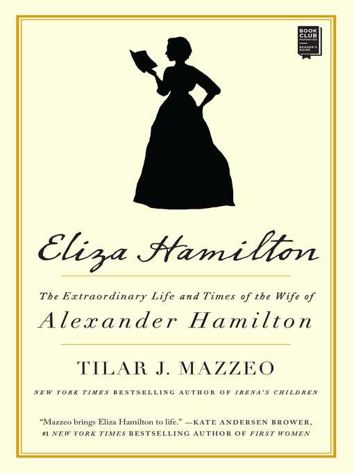 Title details for Eliza Hamilton by Tilar J. Mazzeo - Wait list